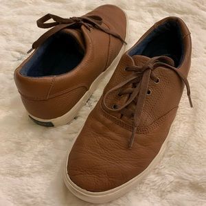 Sperry Striper II LTT Leather shoe sneaker, size 5.5 big kid